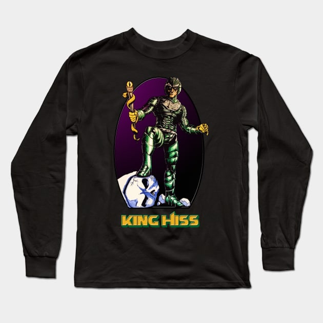 King Hiss Long Sleeve T-Shirt by sapanaentertainment